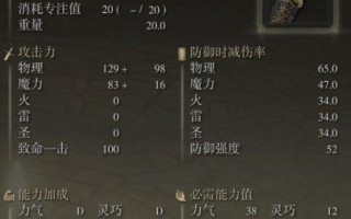 艾尔登法环碎星大剑属性有什么要求